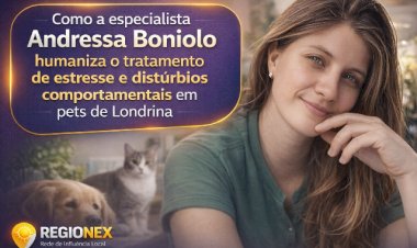 Andressa Boniolo consolida carreira marcada por pioneirismo em comunicação sensorial e bem-estar pet em Londrina