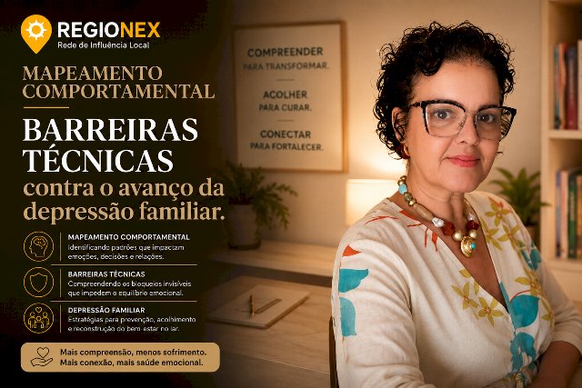 Mapeamento comportamental e autoconhecimento estruturado tornam-se barreiras técnicas contra o avanço da depressão familiar