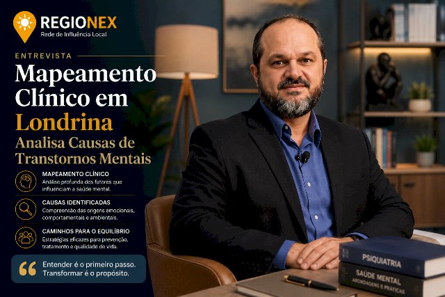 Mapeamento Clínico em Londrina Analisa Causas de Transtornos Mentais